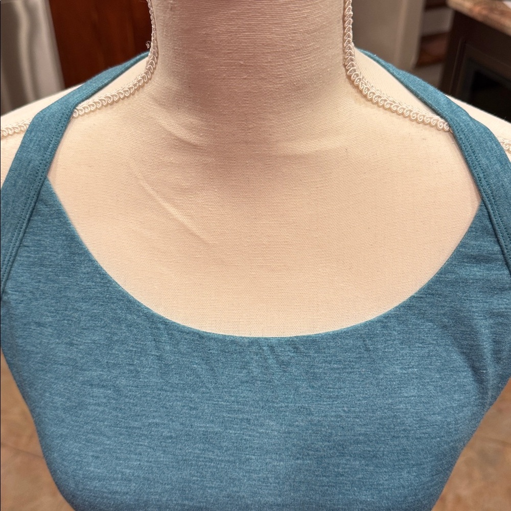 HALARA Teal Sleeveless Jumpsuit - Picture 7 of 8